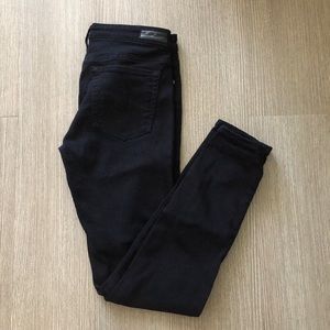 AG Black Legging Ankle Jean Sz 26R
